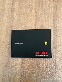 Manuale uso e manutenzione Ferrari 430 scuderia
