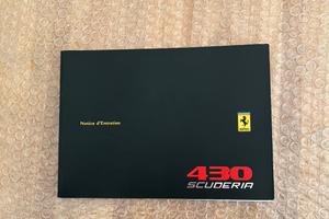Manuale uso e manutenzione Ferrari 430 scuderia