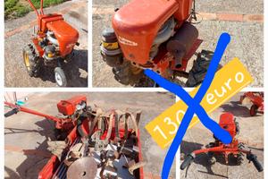 Motozappa con rimorchio