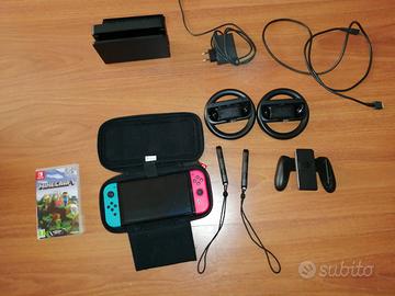 Nintendo Switch + Dock TV + Minecraft e Accessori