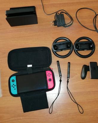 Nintendo Switch + Dock TV + Minecraft e Accessori