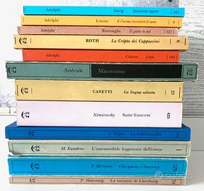 12 libri edizioni Adelphi