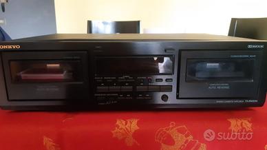 piastra cassette onkyo
