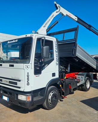 IVECO EUROCARGO 100E17 GRU E RIBALTABILE-2003