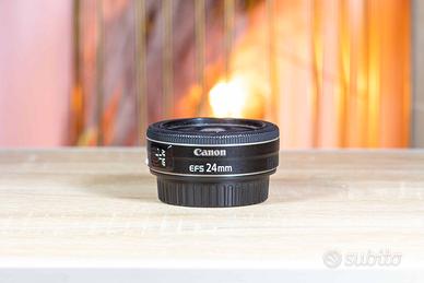 Canon EF-s 24mm f2.8 STM - Perfetto + Confezione