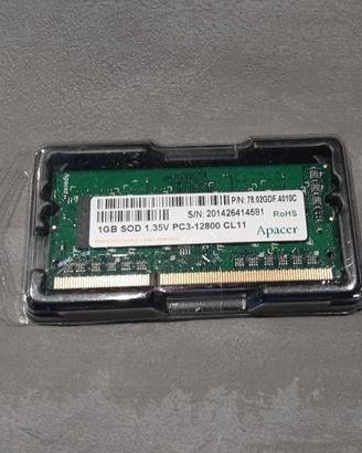 Modulo Memoria Ram Sodimm 1 GB PC3-12800