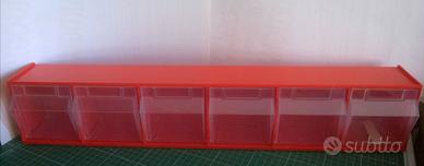 Set 2 Cassettiere a Bocca di Lupo STALAREGAL nuove