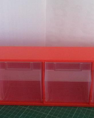 Set 2 Cassettiere a Bocca di Lupo STALAREGAL nuove