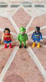 Mini-figure kinder sorpresa × playmobil DC comics