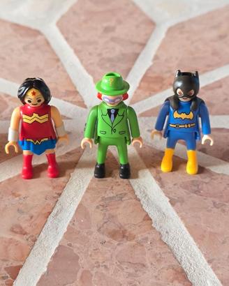Mini-figure kinder sorpresa × playmobil DC comics