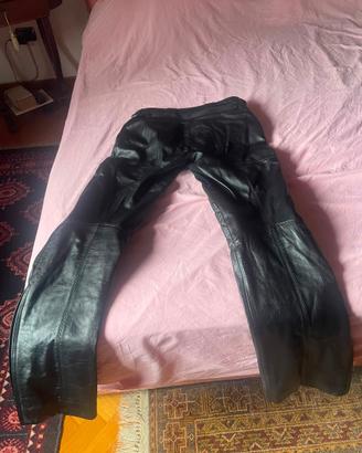 Pantalone pelle moto
