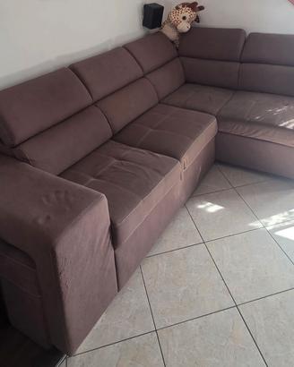 Divano angolare letto