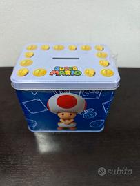 Salvadanaio Toad Nintendo in metallo -New