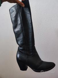 stivali in pelle donna