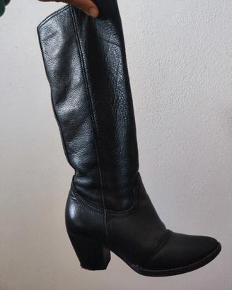 stivali in pelle donna
