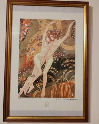 milo manara prova d'autore con autografo