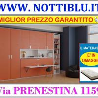 Letto a Scomparsa RUDY “D” 1p + MATERASSO OMAGGIO