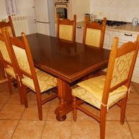 tavolo con 6 sedie