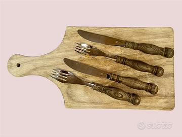 Set 4 posate rustiche vintage WMF