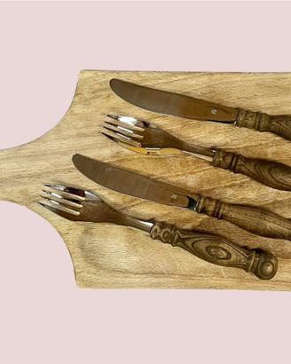 Set 4 posate rustiche vintage WMF