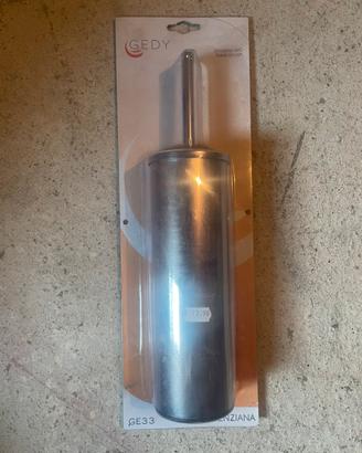 Scopino WC in acciaio inox Gedy Veneziana