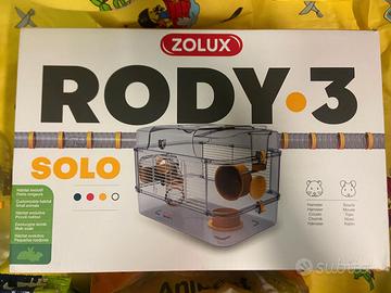 Gabbia Criceto / roditore con accessori cibo segat