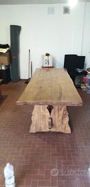 tavolo stile fratino in  castagno