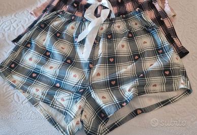 Nr. 3 pezzi shorts pigiama