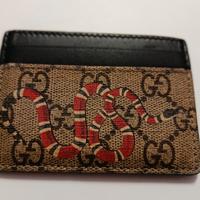Porta carte Gucci Supreme King Snake 