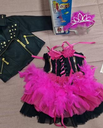 vestito carnevale Lady punk 