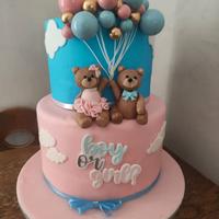 Torta gender reveal Girl or boy?