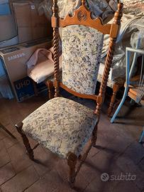 Sedia antiquariato (4 sedie)