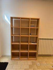 Libreria artigianale moderna in rovere