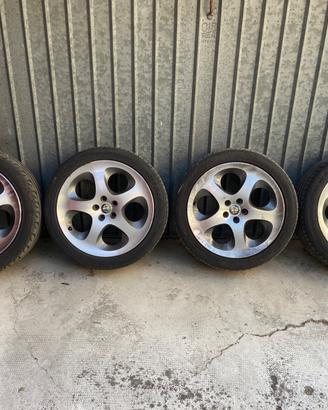 SET DI 8 CERCHI + GOMME ALFA ROMEO 147
