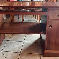 Scrivania PC Legno Ciliegio Impiallacciato