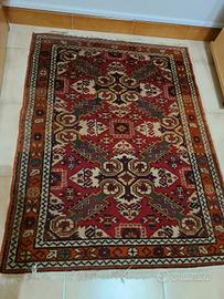 tappeto persiano vintage scendi letto