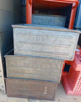 contenitori metallo industrial faber misure varie