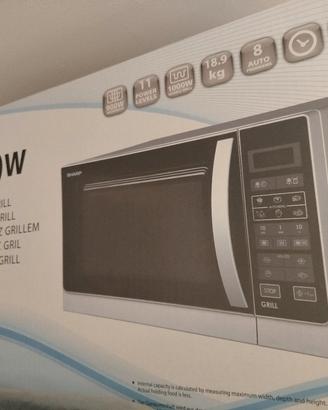 FORNO MICROONDE SHARP IMBALLATO MAI APERTO 