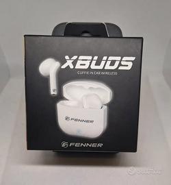 XBuds TWS Auricolari Wireless Tech White-nuovi