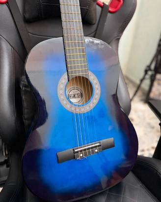 Chitarra classica blu 4/4
