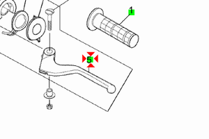 -Leva frizione Aprilia RX 50 AP8218594