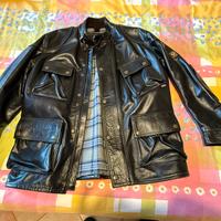 Belstaff giacca pelle nera