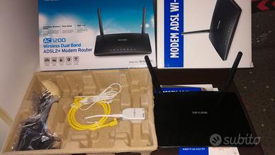 Modem router adsl2+ wifi dualband AC1200 tp-link.