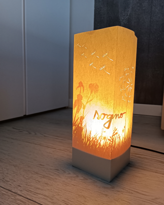 Lampada comodino abat jour w lamp telethon