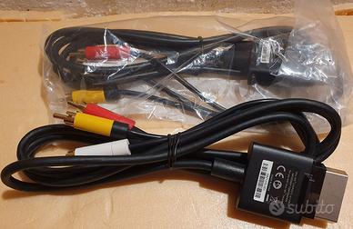 Cavi audio Video Scart per X box 360 originali