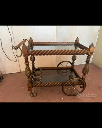 Carrello bar / carrello portavivande vintage