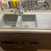 Lavello lavandino cucina due vasche