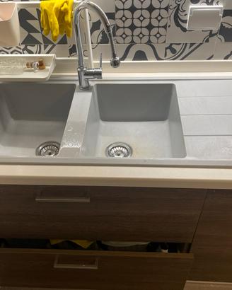 Lavello lavandino cucina due vasche