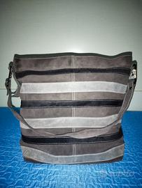 Borsa a tracolla in pelle scamosciata - GIOIE