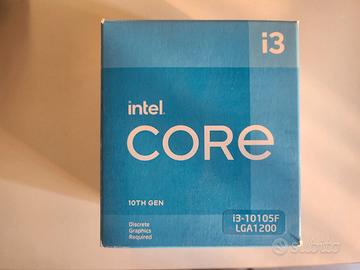 CPU Processore Intel Core i3-10105F 10ª Gen